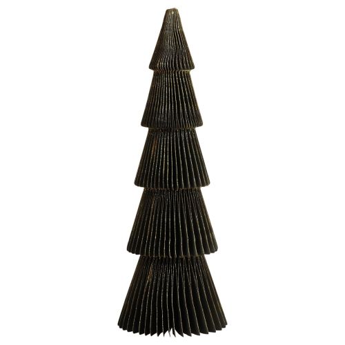 Floristik24 Paper Christmas Tree Fir Tree Small Black H30cm