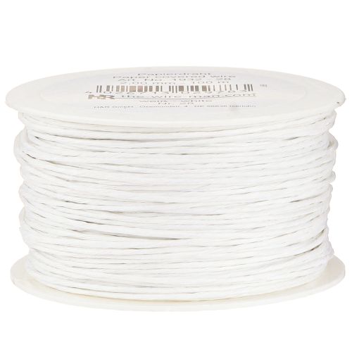 Paper wire white 2mm 100m