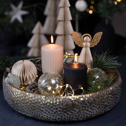 Product Paper Angel Christmas Angel Decoration Paper Cream H12cm 4 Pcs