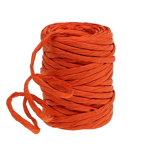 Floristik24 Paper cord 6mm 23m Orange