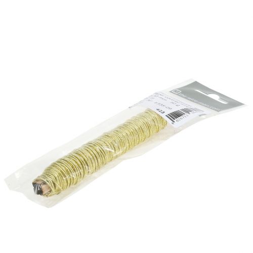 Product Paper cord wire wrapped Ø0.8mm 22m gold