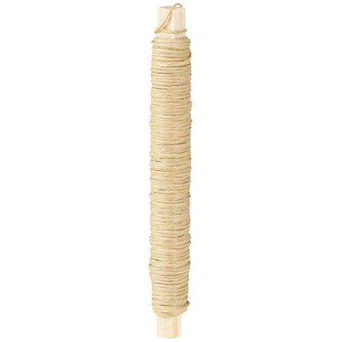 Product Paper cord wire wrapped Ø0.8mm 22m nature