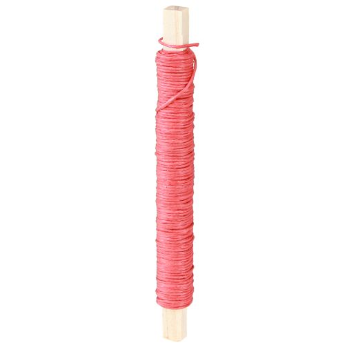 Product Paper cord wire wrapped Ø0.8mm 22m red