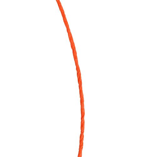 Product Paper cord wire wrapped Ø2mm 100m Orange