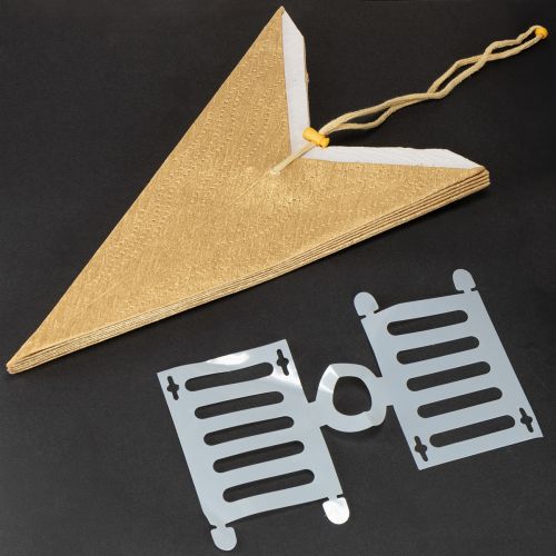 Product Gold paper star for lighting up, Christmas star paper Ø60cm