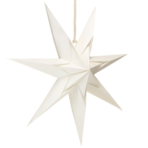 Paper Stars Scandinavian Style Christmas Star Cream White 45cm 3 pcs