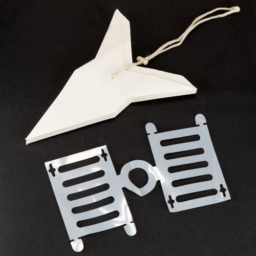 Product Paper Stars Scandinavian Style Christmas Star Cream White 45cm 3 pcs