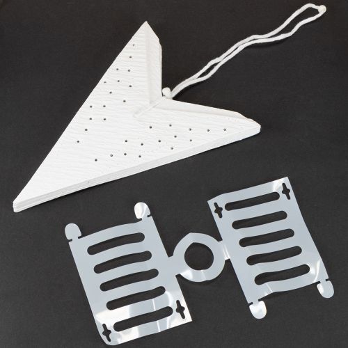 Product Paper stars for Christmas lights, white, 45cm, 3 pieces