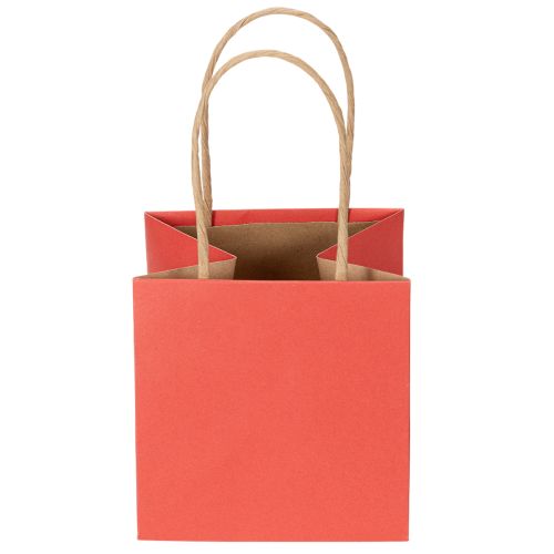 Paper Gift Bags with Golden Bow Design 12cm – 8 Pieces | Floristik24.co.uk