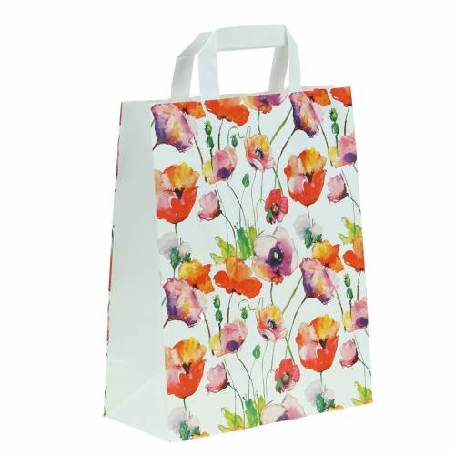 Floristik24 Paper bag poppy 22cm x 10cm x 28cm 25pcs