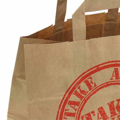Product Paper bag take away 26cm x 17cm x 25cm 25 pcs