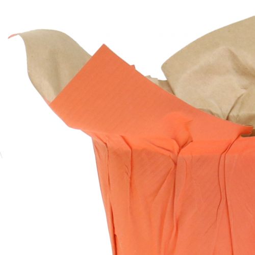 Floristik24 Paper pots green, orange, yellow Ø12cm 12pcs