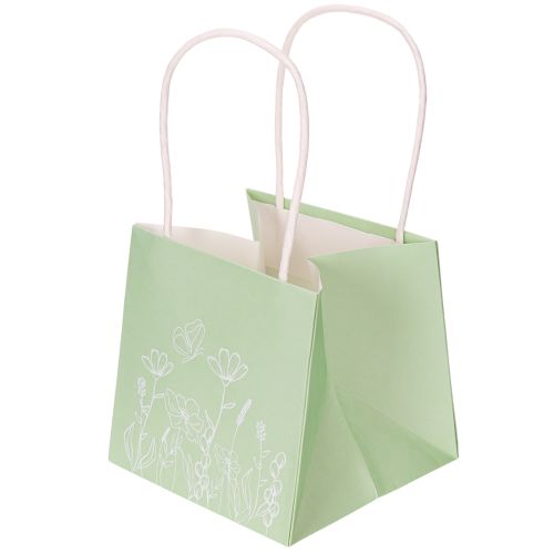 Product Gift bag with floral design, small gift bag for special occasions, 12cm, 12 pieces