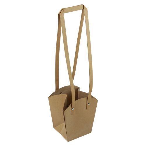 Product Paper bags handle planter paper natural 11.5×11.5×18.5cm 8 pcs