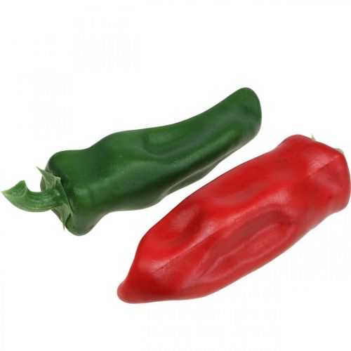 Product Paprika shop window decoration vegetable decoration colorful assorted H14cm 4 pcs