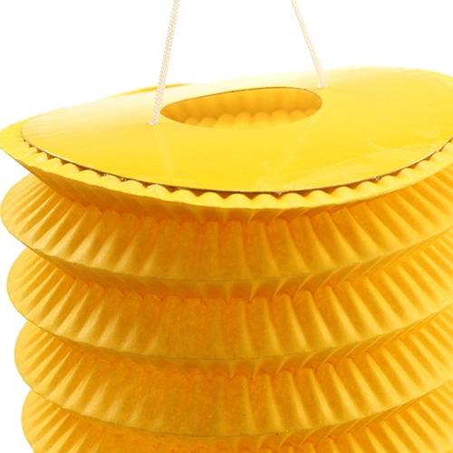 Floristik24 Train Lantern Yellow Ø10cm H13cm 8pcs