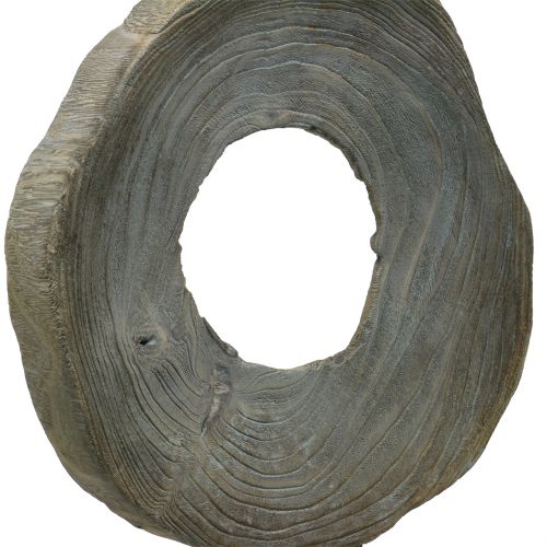 Floristik24 Decorative sculpture from paulownia wood washed gray H60cm