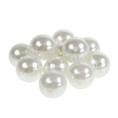 Floristik24 White pearls Ø20mm 200g 50pcs