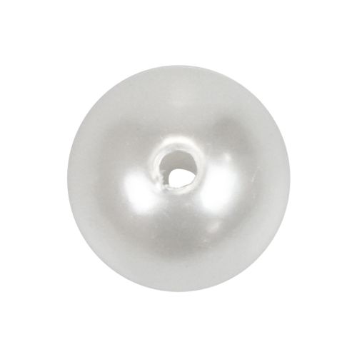 Floristik24 Decorative beads for threading craft beads white 8mm 300g