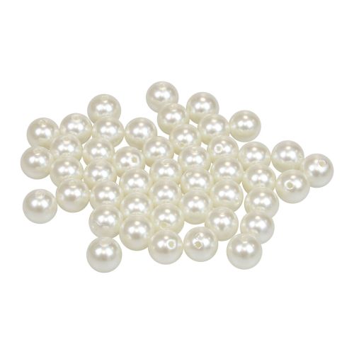 Product Beads for threading craft beads cream white 12mm 300g