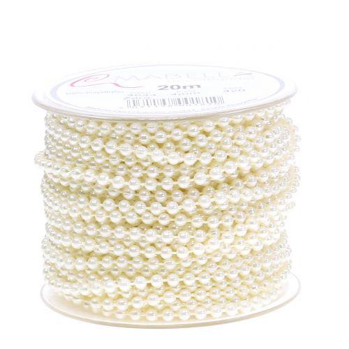 Product Pearl cord cream 4mm 20m