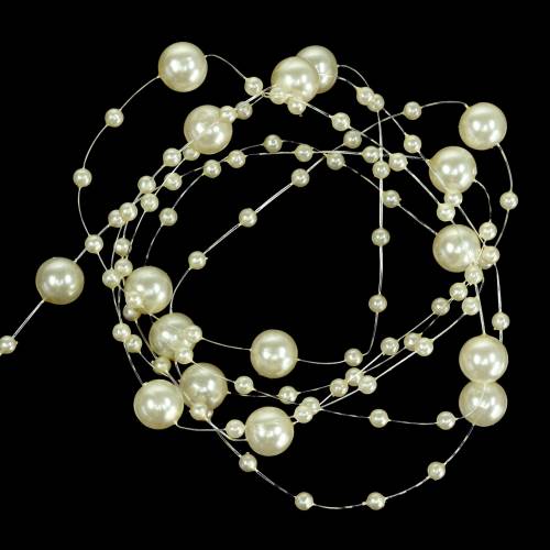 Product Pearl Necklace Champagne Ø3 - 8mm L3m