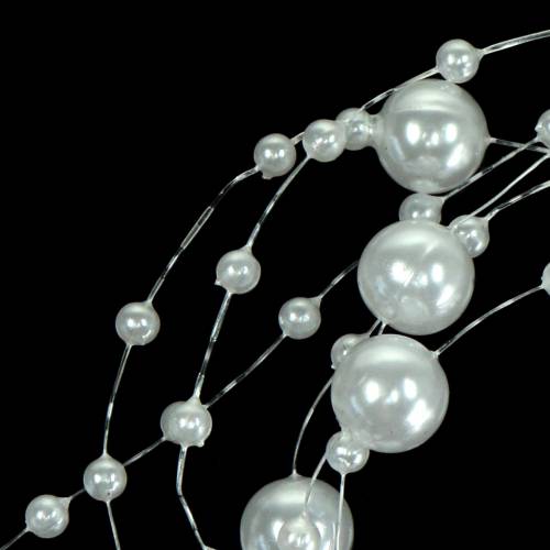 Product Pearl Necklace White Ø3 - 8mm L3m