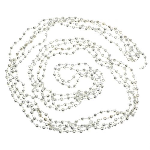 Christmas Tree Decoration Pearl Garland Light green 7m