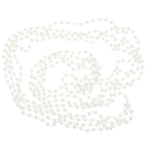 Floristik24 Pearl necklace white 7m