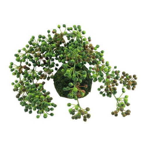 Floristik24 String of beads artificial moss ball artificial plants green 38cm