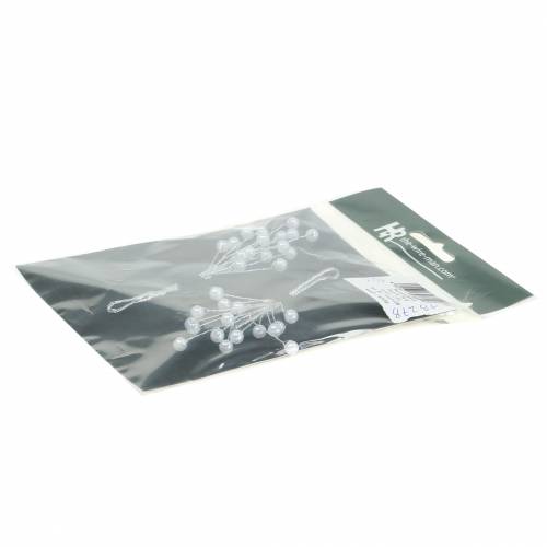 Floristik24 Pearl Branch Champagne L18cm 2 pcs