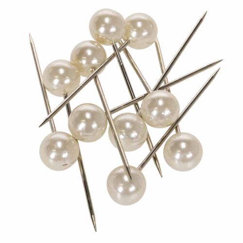 Pearl head pins champagne Ø15mm 75mm