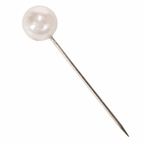 Pearl head pins champagne