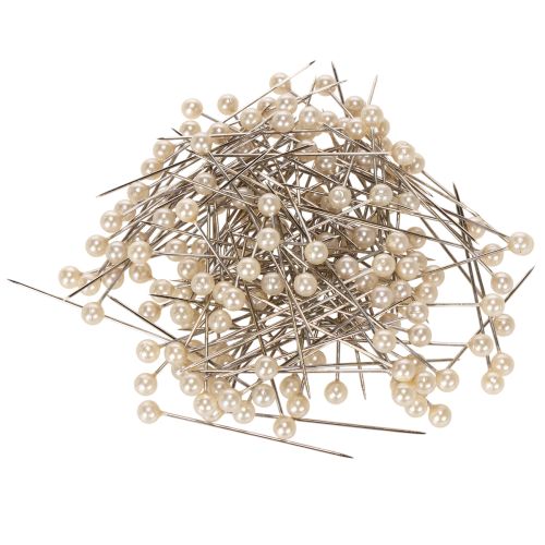 Champagne Pearl Head Pins Ø4mm 40mm - Pack of 150
