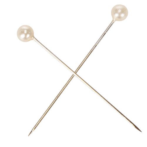 Champagne Pearl Head Pins Ø4mm 40mm - Pack of 150 | Floristik24.co.uk