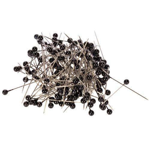 Black Pearl Head Pins for Floristry Ø4mm 40mm 150pcs buy online | Floristik24.co.uk