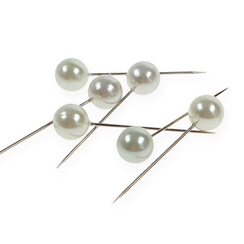 Floristik24 Pearl head pins champagne Ø20mm 90mm