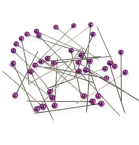 Product Beading pins Ø6mm 65mm purple