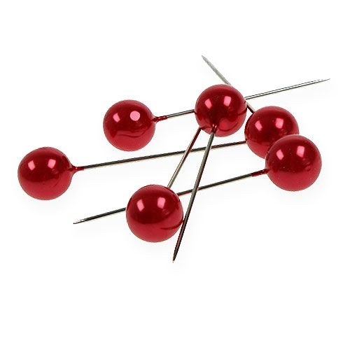 Floristik24 Beading pins red Ø20mm 90mm