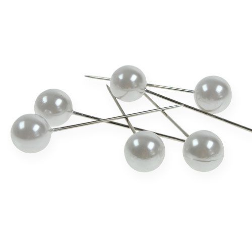 Floristik24 Beading pins white Ø20mm 90mm