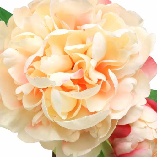 Product Peony with flower and bud artificial peach 70cm