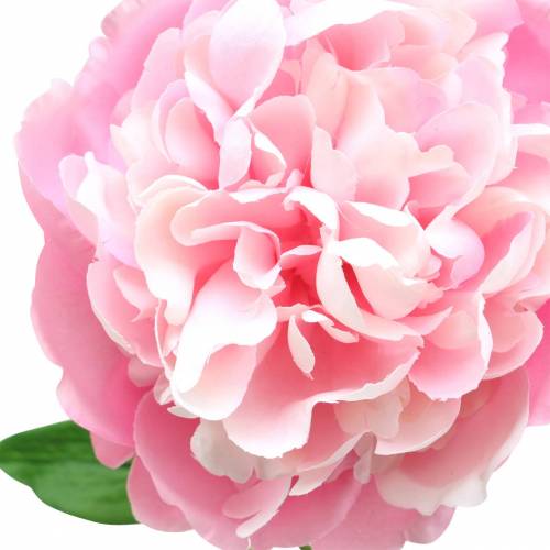Product Peony Artificial flower with blossom and bud Pink 68cm