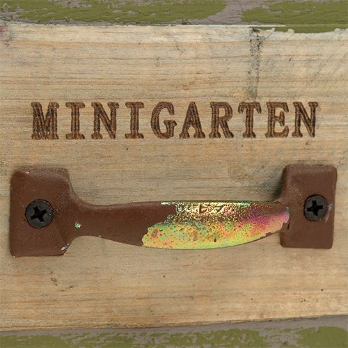 Floristik24 Plant drawer wood 11.5cm x 11cm