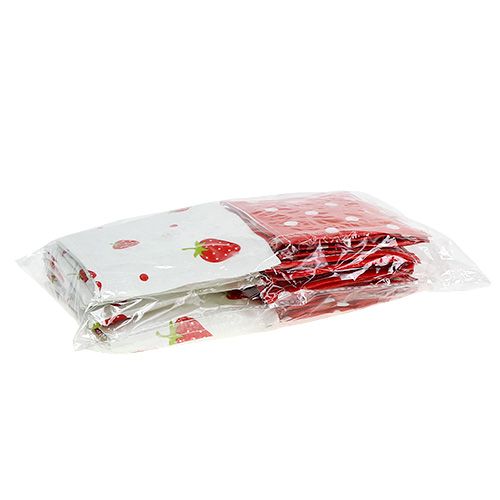 Floristik24 Plant box 10x10cm 8pcs. Red White