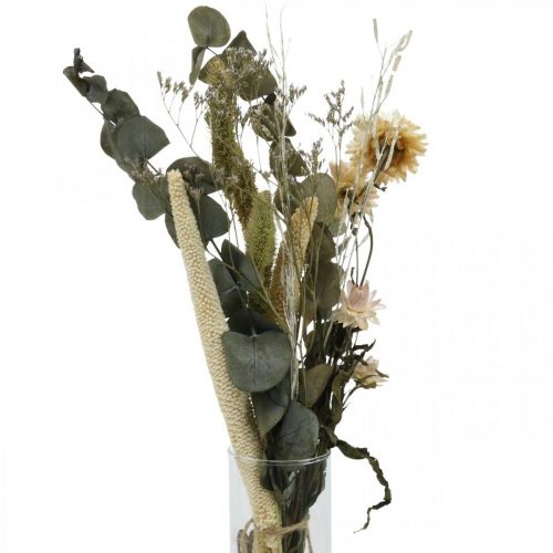 Dried flowers bouquet eucalyptus dry floristry set H30-35cm