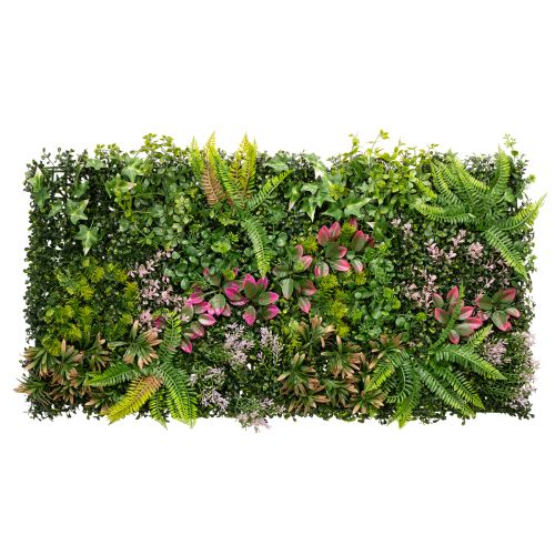 Artificial Plant Wall 100 x 55 cm Vertical Greenery for Indoor Decoration