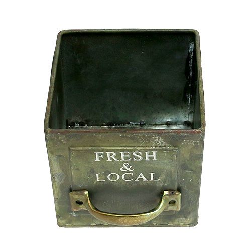 Floristik24 Planter square Antique 10cm x 10cm