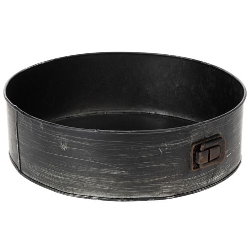 Planter, decorative baking pan, springform pan for planting, metal decoration Ø24cm H7.5cm buy online | Floristik24.co.uk