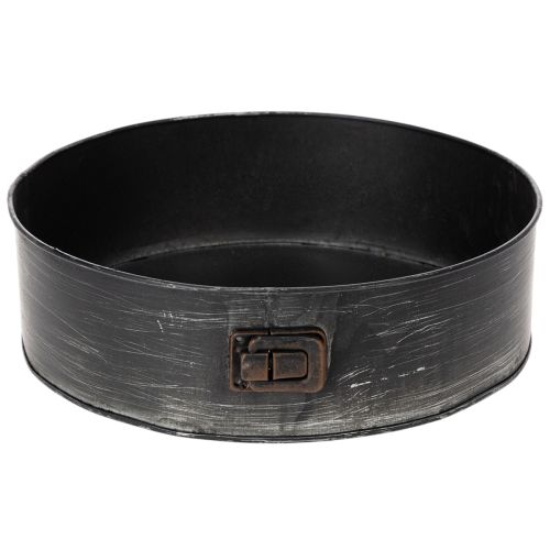 Planter, decorative baking pan, springform pan for planting, metal decoration Ø24cm H7.5cm | Floristik24.co.uk