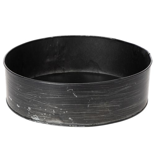 Planter, decorative baking pan, springform pan for planting, metal decoration Ø24cm H7.5cm | Floristik24.co.uk